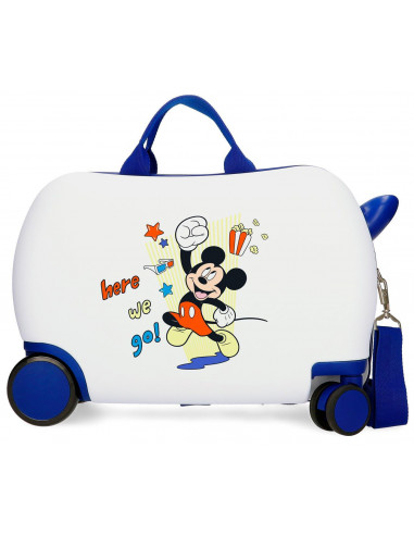 4771045 ABS ROLLING SUITCASE 4W.(2 MULTID.) 45CM. MICKEY HER